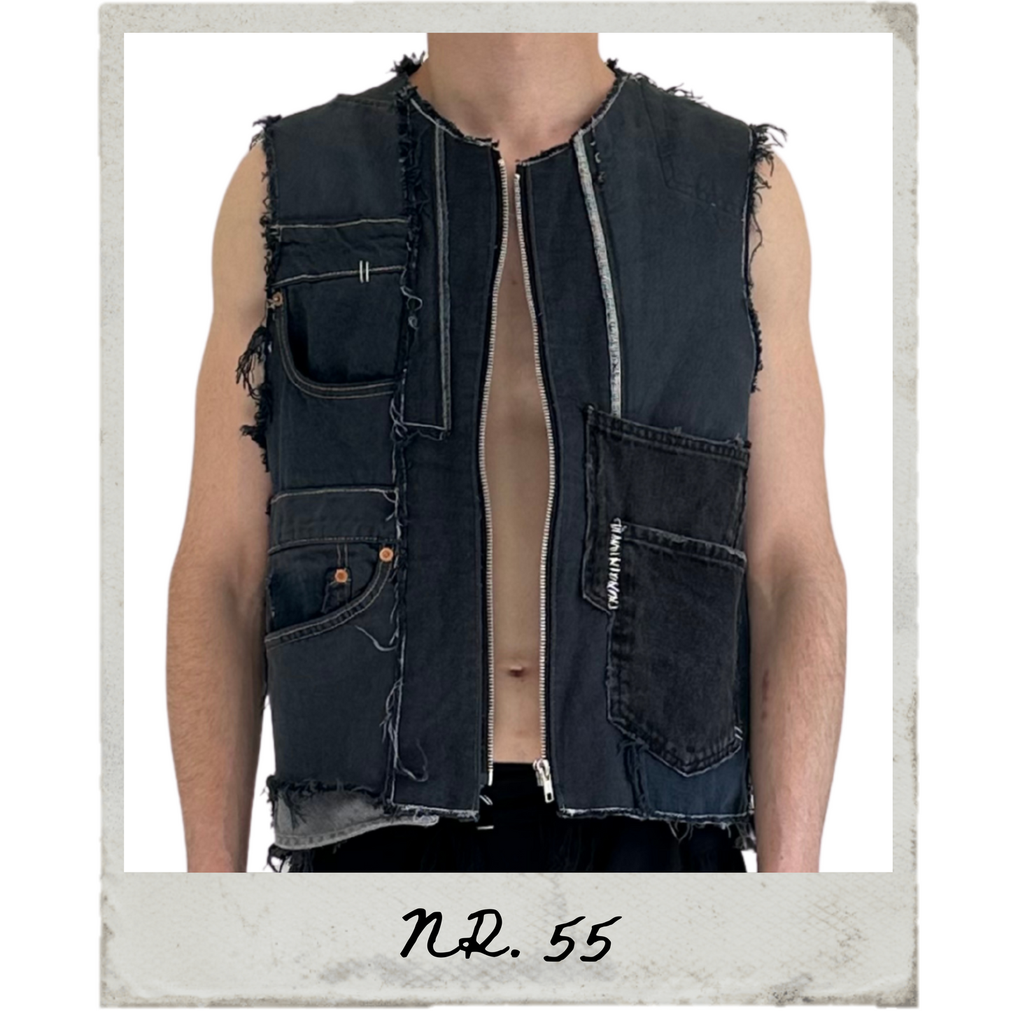 DENIM INFUSION VEST {M}