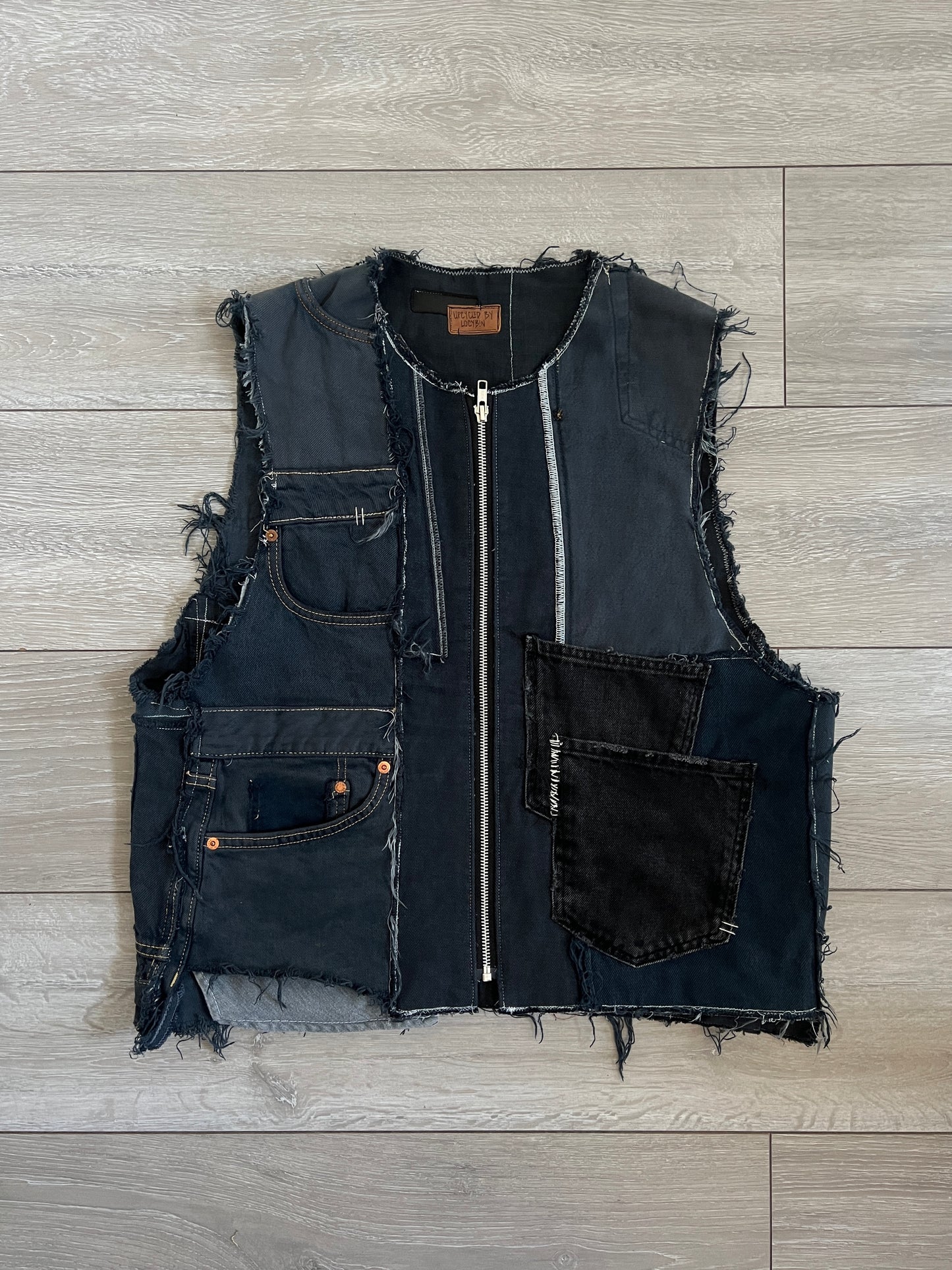 DENIM INFUSION VEST {M}