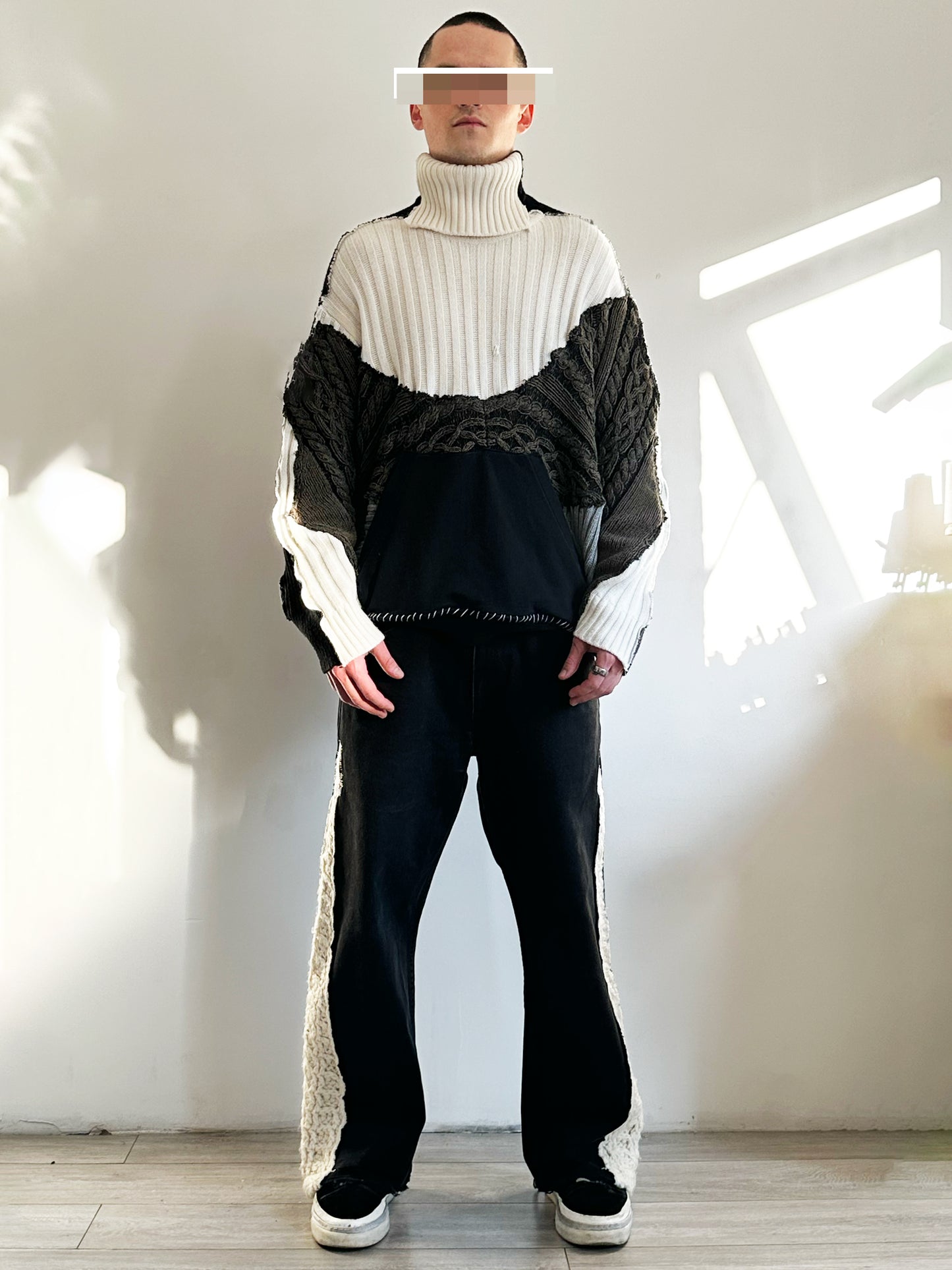PATCHWORK KNITWEAR {L}