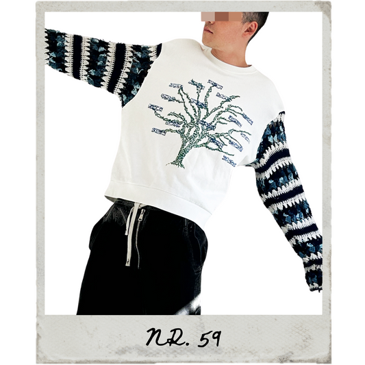 CROCHET CREWNECK {M}