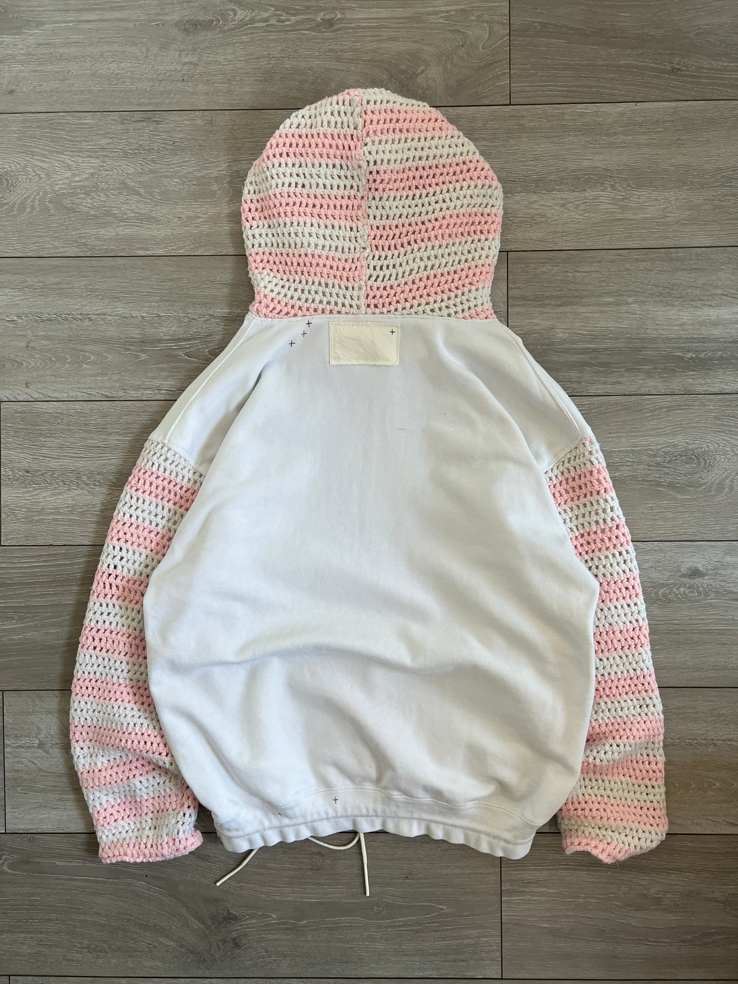 CROCHET HOODIE {M}