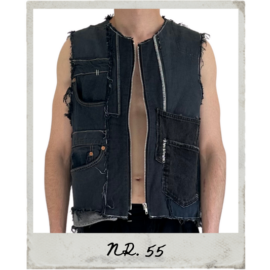 DENIM INFUSION VEST {M}